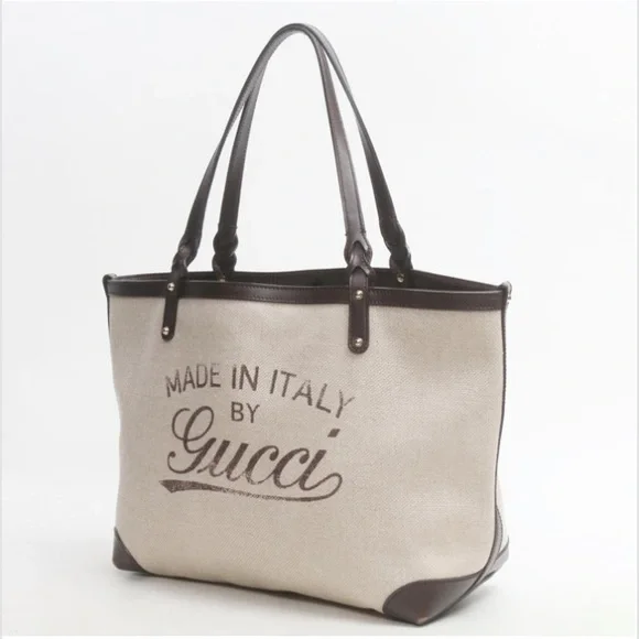 Hot Find! Gucci Signature Tote - Rare Collectable, Made in Italy, Like New - Picture 10 of 15